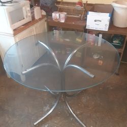 Glass Top Table