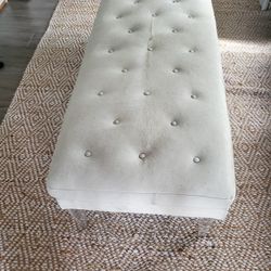 Cowhide Ottoman 