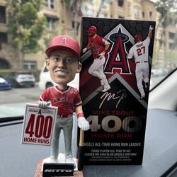 Mike Trout 400 HR bobblehead