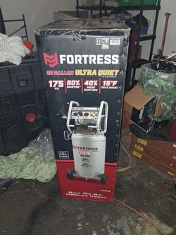 FORTRESS 26 GALLON 175PSI OIL FREE AIR COMPRESSOR SUPER QUIET