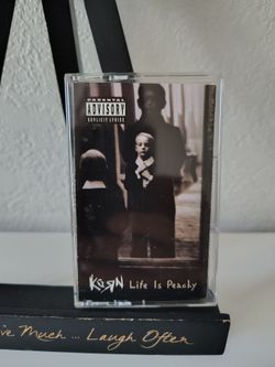 Korn Life Is Peachy Cassette Tape Album 1996 Nu Metal Epic ET 67554 Original