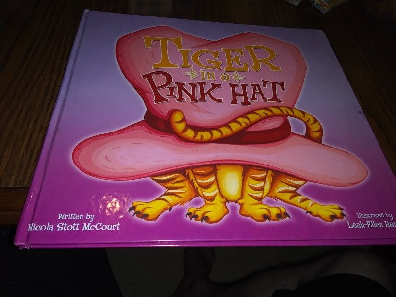 Tiger In The Pink Hat