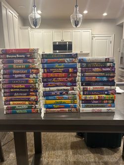 Large Lot of Children's VHS Tapes