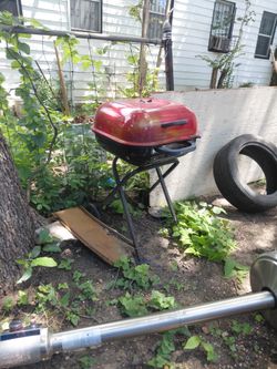 Out side charcoal grill