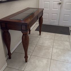 Entrance wood table