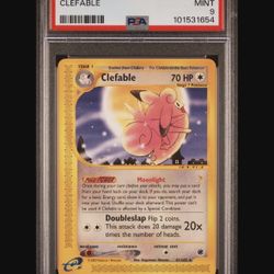 2002 Pokemon Expedition Clefable #41 PSA 9 