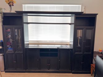 Light up entertainment center