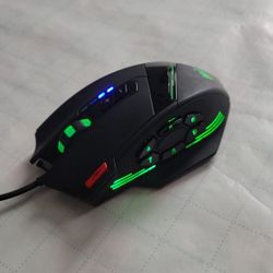 AFUNTA C12 Wired Gaming Mouse – 8000 DPI, 12 Programmable Buttons