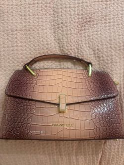 Verano Hill Crocodile-Embossed Handbag
