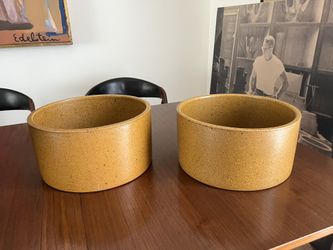 Pair LaGardo Tackett David Cressey for Architectural Pottery Planters Mid Century Modern MCM Pottery