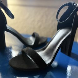 Black Suede Heels
