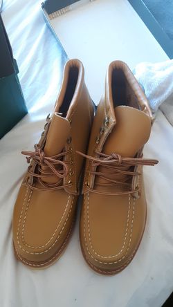 Leather Tan Men's Boots Size 9 1/2 Wide