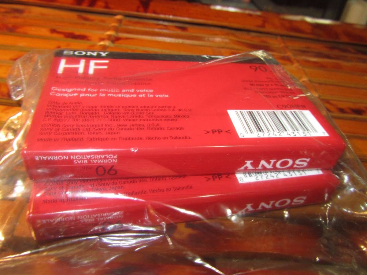 2 Sony C90HFR 90 Minute HF Audio Tape Brand New