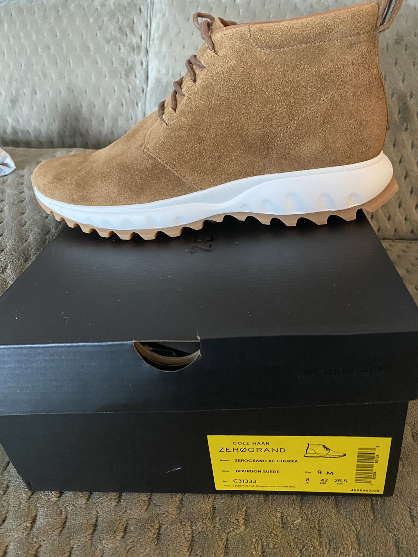 New in box Cole Haan men’s waterproof boots size 9 retail $200