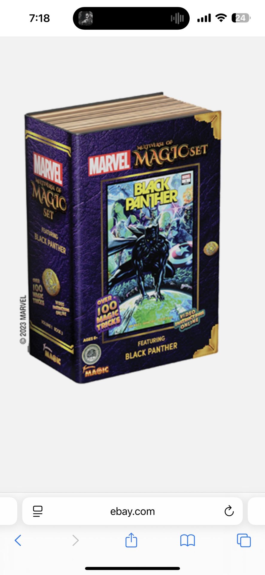 Black Panther Magic set