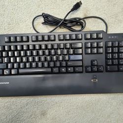 Lenovo Keyboard With Fingerprint Reader 