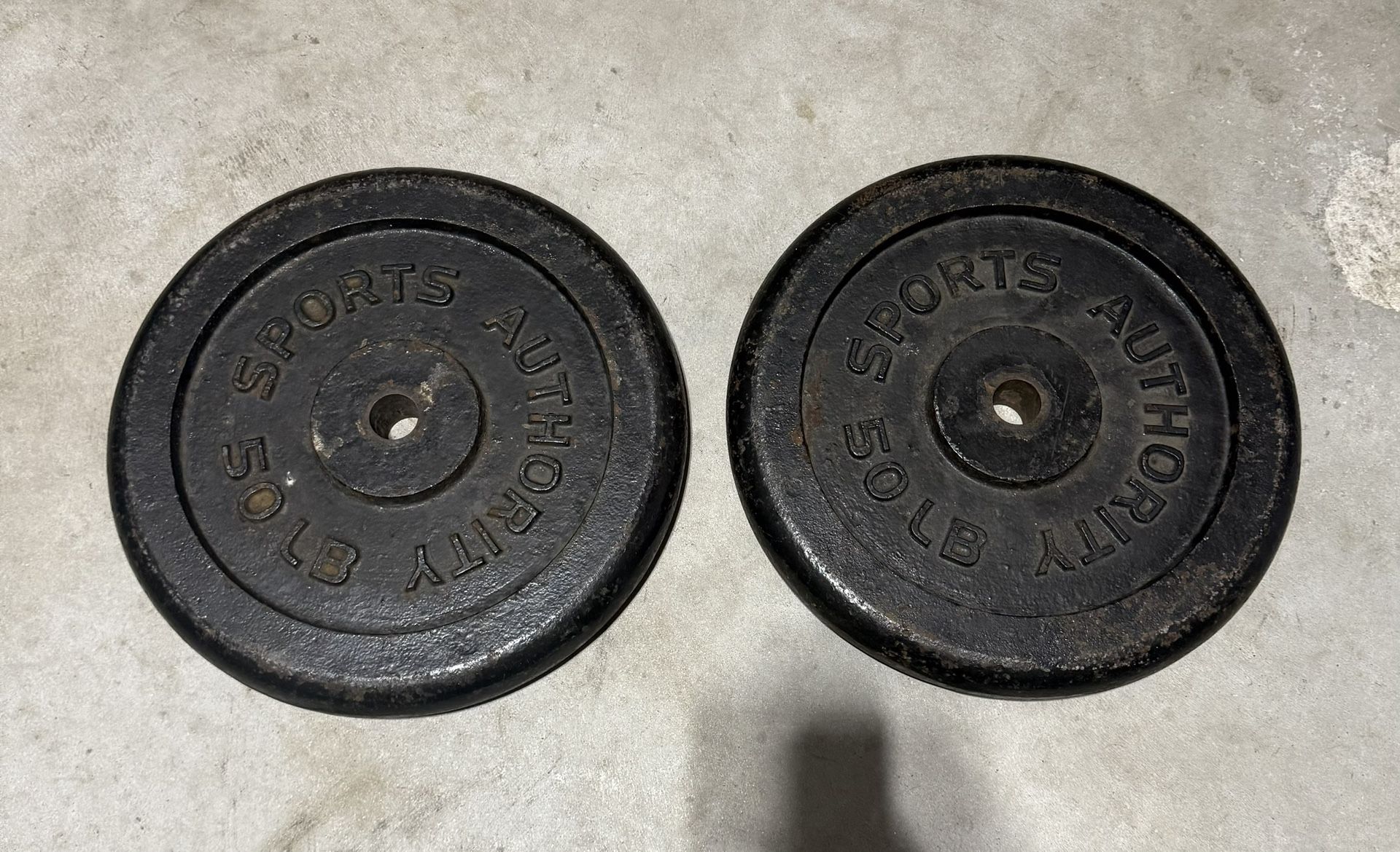 Weightlifting Plates 50lbs Each