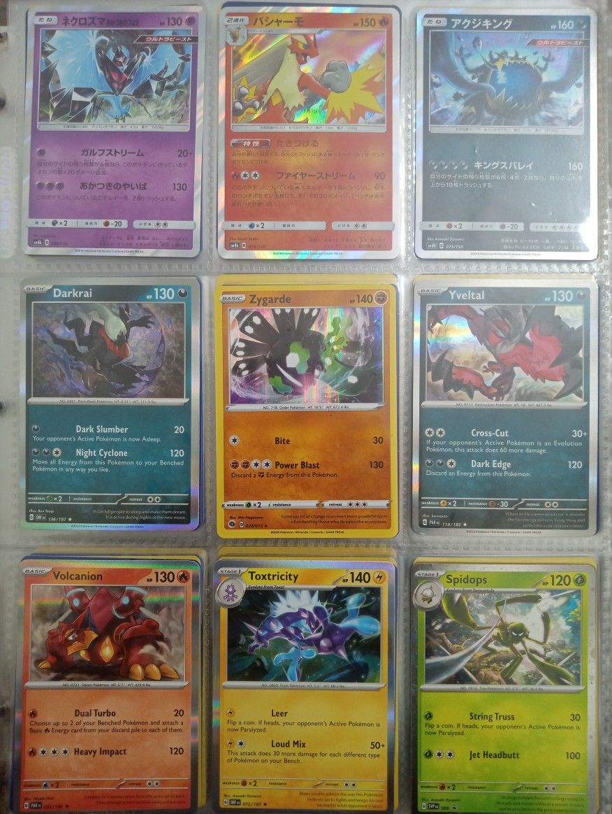 Pokemon Holo Lot Of 54 Cards