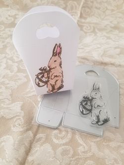 Treat bag & easter bunny stamp set💕