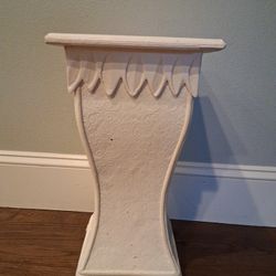 Decorative pedestal for plants ,made the Provance style,wood.