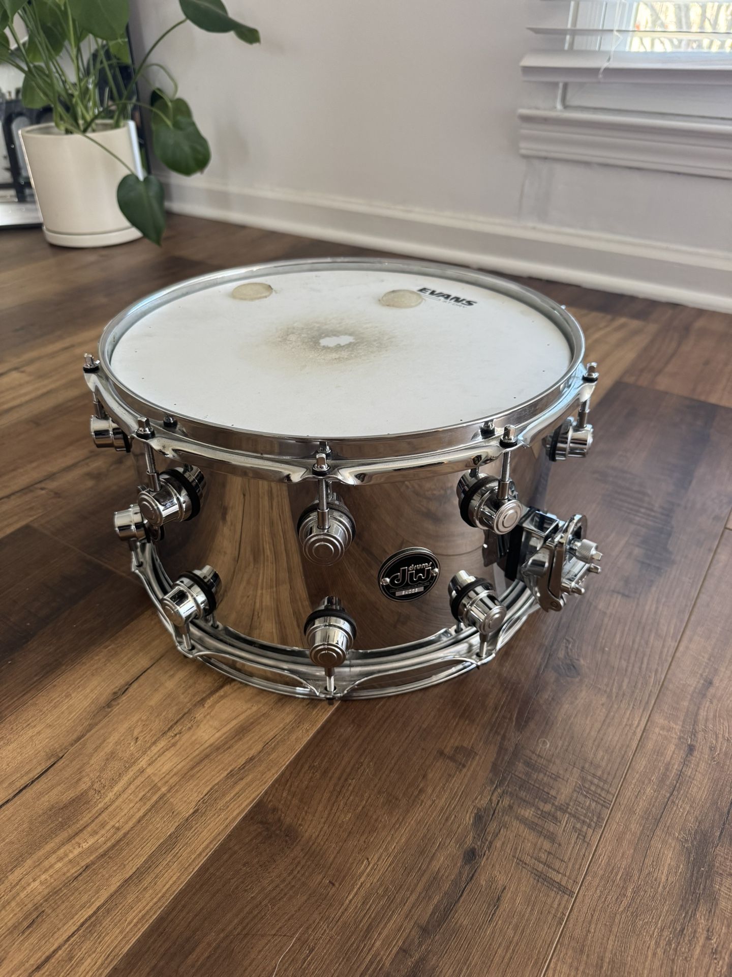 DW Performance Series Steel 8 x 14-inch Snare Drum