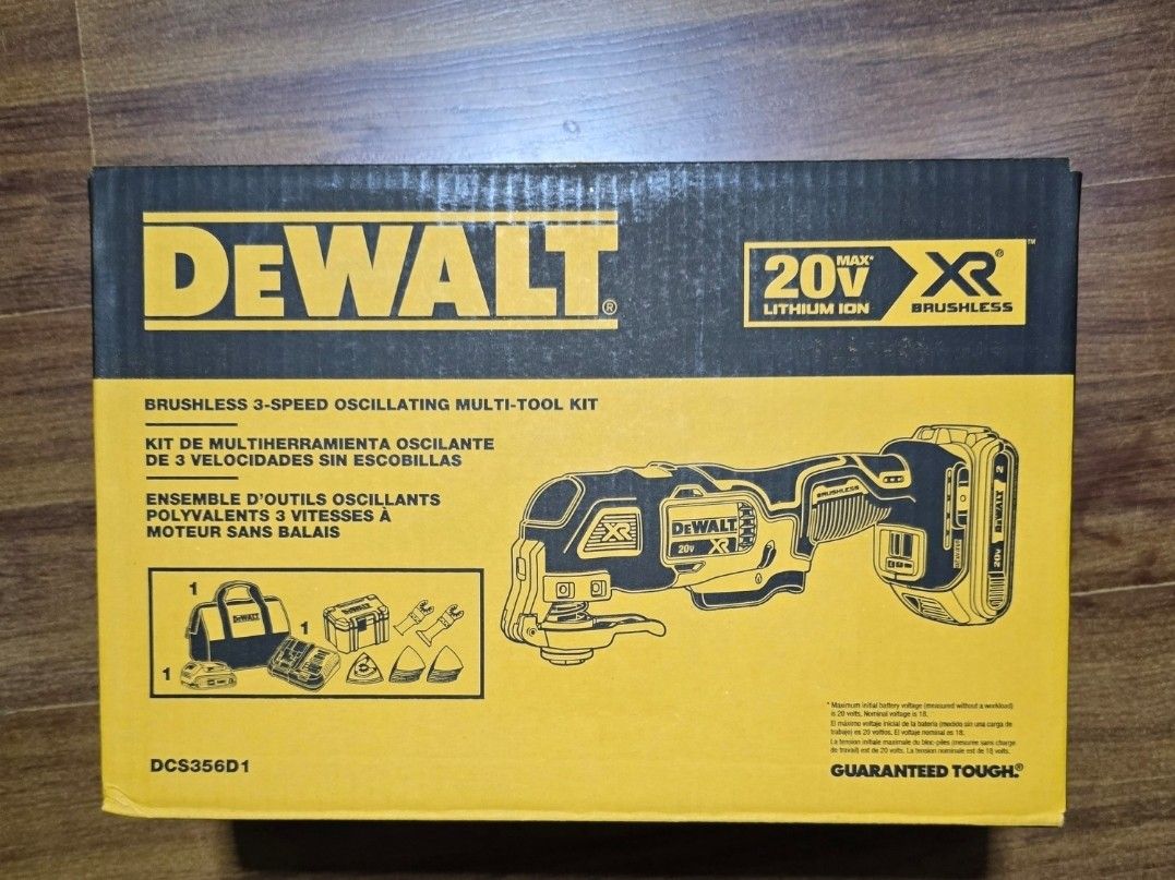 Dewalt 20v XR Brushless Multi Tool Kit