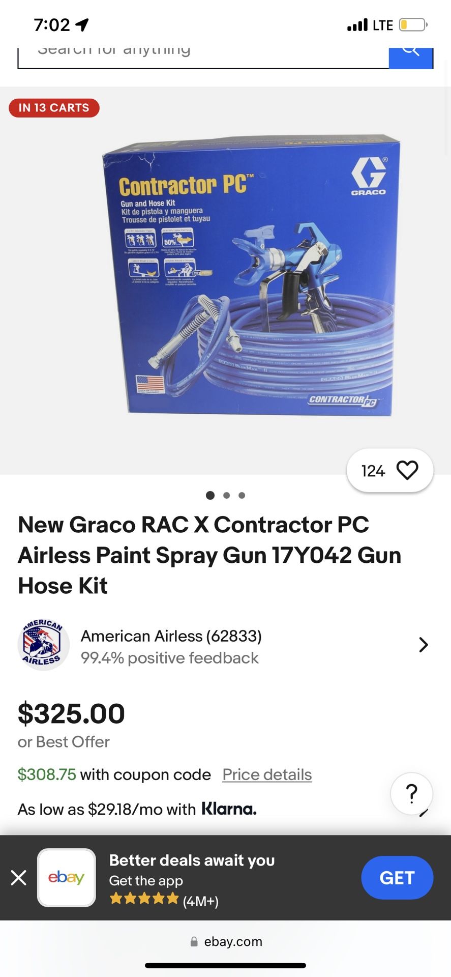 Contractor PC Greco Spray Gun Kit