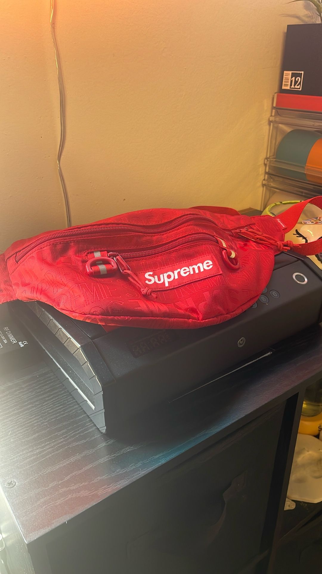 Supreme S19 Waist Bag Red ( Fanny Pack)