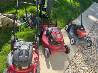 3 push mowers