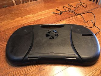 Laptop Lap Table with Cooling Fan, stereo speakers and adjustable table