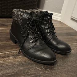 Black Leather Boots