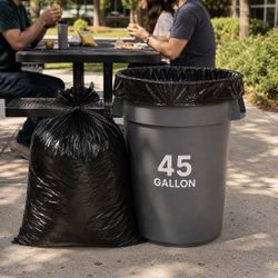 TRASH LINER BAGS 45 GALLON 