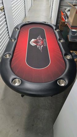Brand new deluxe 10 person poker table