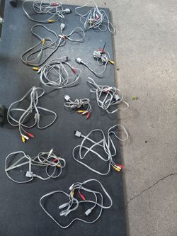 Wii Nintendo av cables