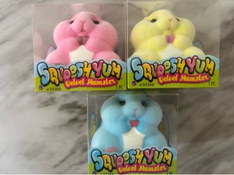 Velvet squishy hamsters