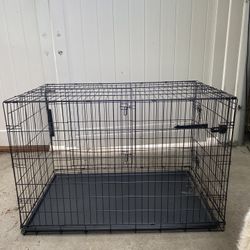 X-Large Metal Training Cage Crate Kennel 48 inches long x 30 inches Wide x 32 inches Tall