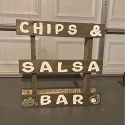 Salsa and Chips Sign
