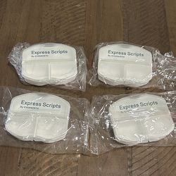 New 4 Pill Cases / Jewelry Organizers