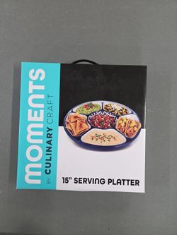 Moments by Culinary Craft 15" Serving Platter