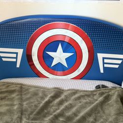 Captain America Twin Size Bed  $10