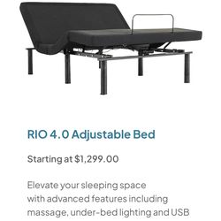 Queen Ergomotion Adjustable Bed Frame