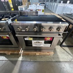 Thor Kitchen 36 in. 6.0 cu. ft. Electric Range with Convection in Stainless Steel