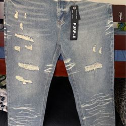 BAGGY PURPLE JEANS