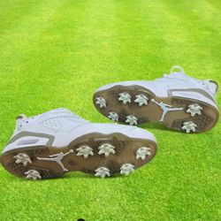 Nike Jordan 6 Retro Low Golf White Khaki - Men Size: 7 #sneakers #lifestyle #Golf #GolfShoes #Jordans