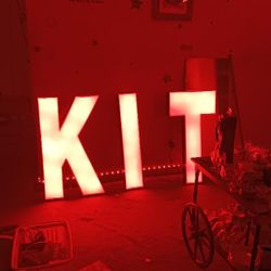 Light Up Letters "K, I, T" 