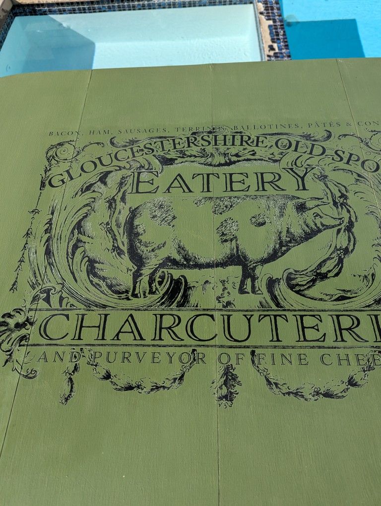 Very Old Farmers Dining Table With Claw Feet
