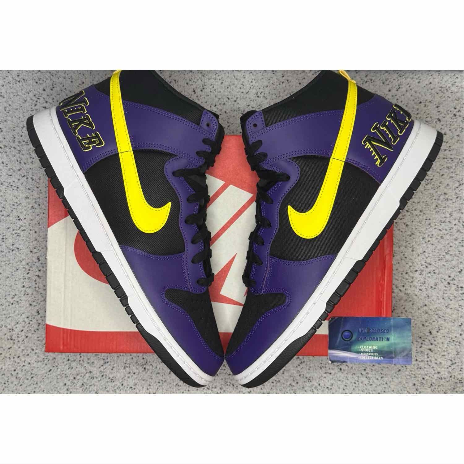 Nike Dunk High Lakers 13 Men