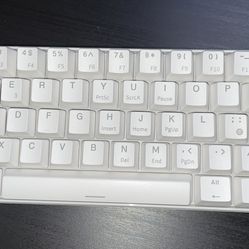 RK ROYAL KLUDGE RK61 60% MECHANICAL KEYBOARD W/ COILED CABLE