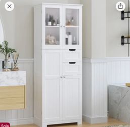 White Storage Cabinet