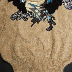 Women's Size Medium Highly Embellished Sweater